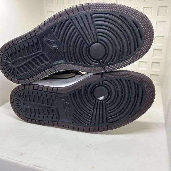 Nike Air Jordan 1 Mid SE Shoes Youth Size 6.5Y Brown Sherpa Fleece DC7723-200 - Picture 13 of 14